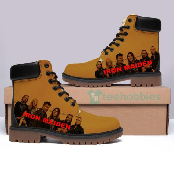 iron maiden rock band winter leather boots 1 zU0jC 600x600px Iron Maiden Rock Band Winter Leather Boots