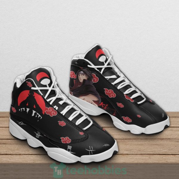 itachi akatsuki custom anime air jordan 13 shoes 2 ip0vO 600x600px Itachi Akatsuki Custom Anime Air Jordan 13 Shoes