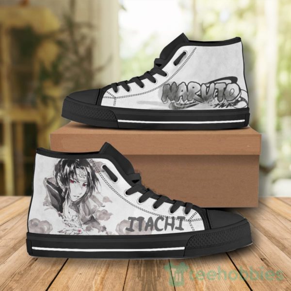 itachi uchiha naruto water color all star high top canvas shoes 2 U8Cfz 600x600px Itachi Uchiha Naruto Water Color All Star High Top Canvas Shoes