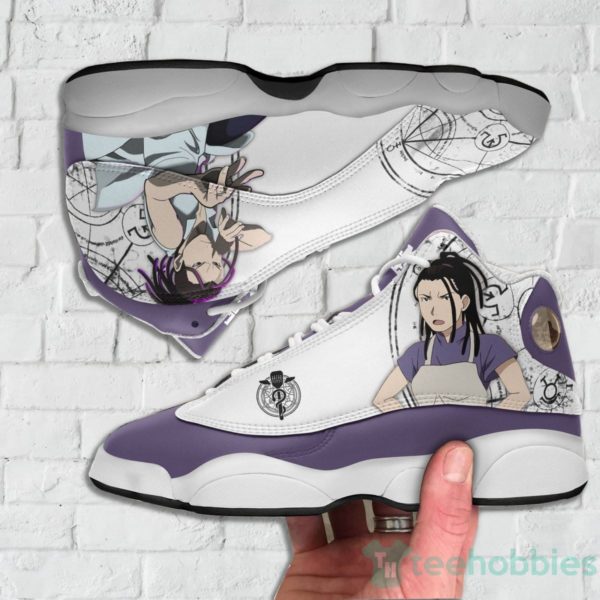 izumi curtis custom anime fullmetal alchemist air jordan 13 shoes 4 07zFM 600x600px Izumi Curtis Custom Anime Fullmetal Alchemist Air Jordan 13 Shoes