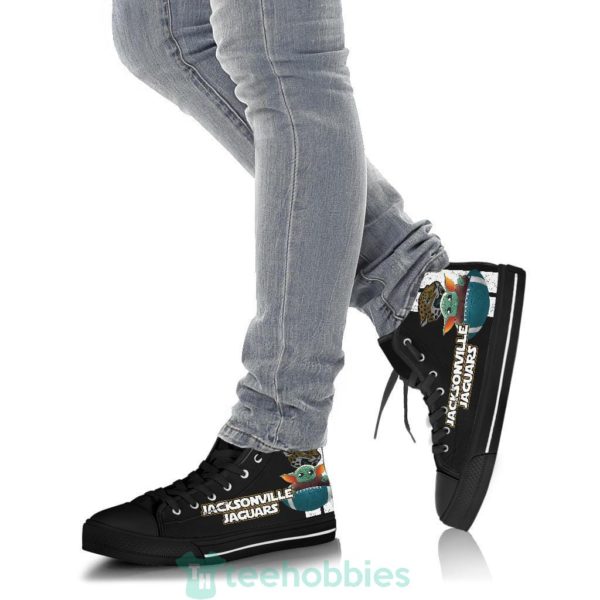 jacksonville jaguars baby yoda high top shoes 5 lIwNJ 600x600px Jacksonville Jaguars Baby Yoda High Top Shoes