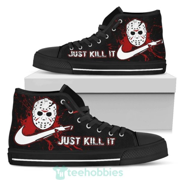 jason voorhees custom just kill it high top shoes 2 lI6Q8 600x600px Jason Voorhees Custom Just Kill It High Top Shoes