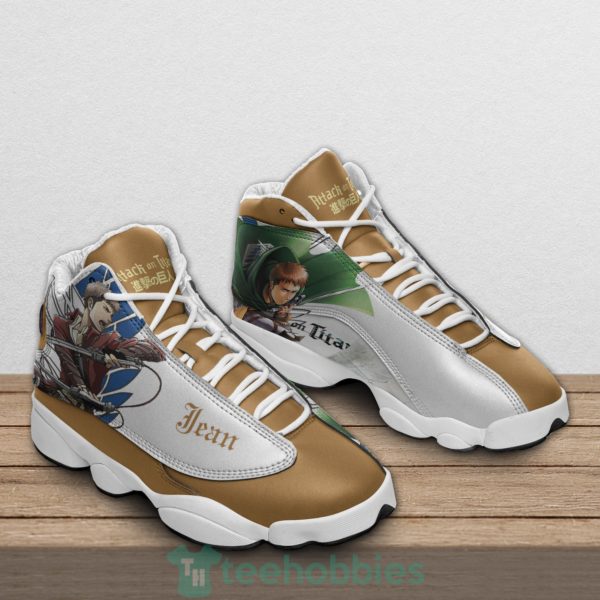jean kirstein custom attack on titan anime air jordan 13 shoes 2 Z4pA1 600x600px Jean Kirstein Custom Attack On Titan Anime Air Jordan 13 Shoes