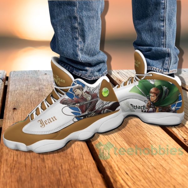 jean kirstein custom attack on titan anime air jordan 13 shoes 4 8M6z3 600x600px Jean Kirstein Custom Attack On Titan Anime Air Jordan 13 Shoes