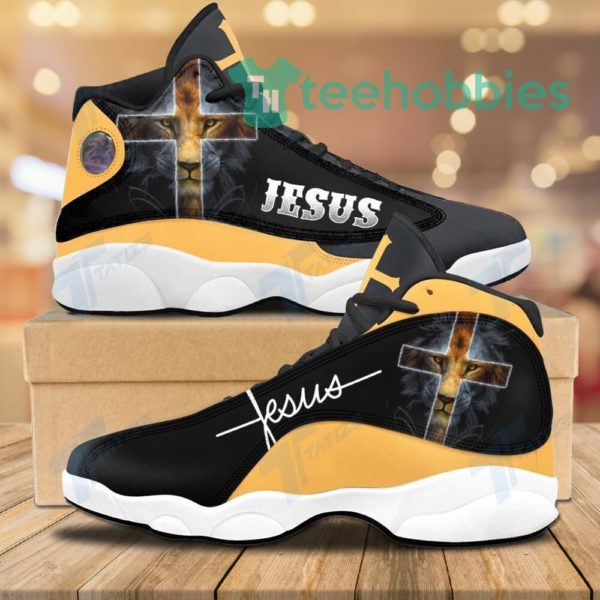 jesus air jordan 13 sneaker shoesi shoes 2 qIn6p 600x600px Jesus Lion Design Air Jordan 13 Sneakers Shoes