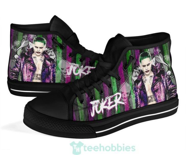 joker sneakers high top shoes amazing fan gift idea 4 j19Yg 600x500px Joker Sneakers High Top Shoes Amazing Fan Gift Idea
