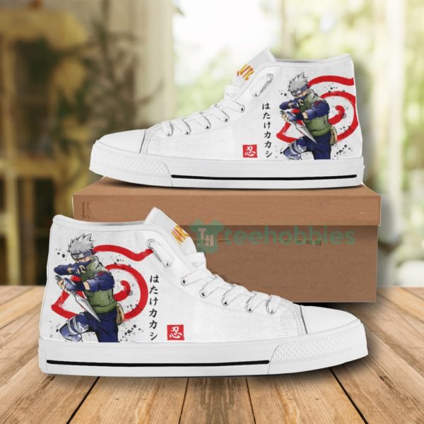 kakashi hatake high top canvas shoes naruto 1 sWMYF 600x600px Kakashi Hatake High Top Canvas Shoes Naruto
