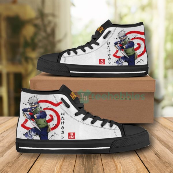 kakashi hatake high top canvas shoes naruto 2 LJfKp 600x600px Kakashi Hatake High Top Canvas Shoes Naruto