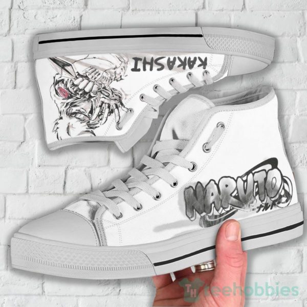 kakashi hatake naruto water color painted high top canvas shoes 4 pNFVX 600x600px Kakashi Hatake Naruto Water Color Painted High Top Canvas Shoes