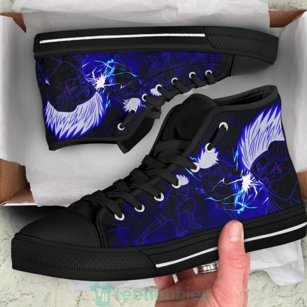 kakashi naruto anime high top shoes fan gift 2 8ViJQ 600x600px Kakashi Naruto Anime High Top Shoes Fan Gift