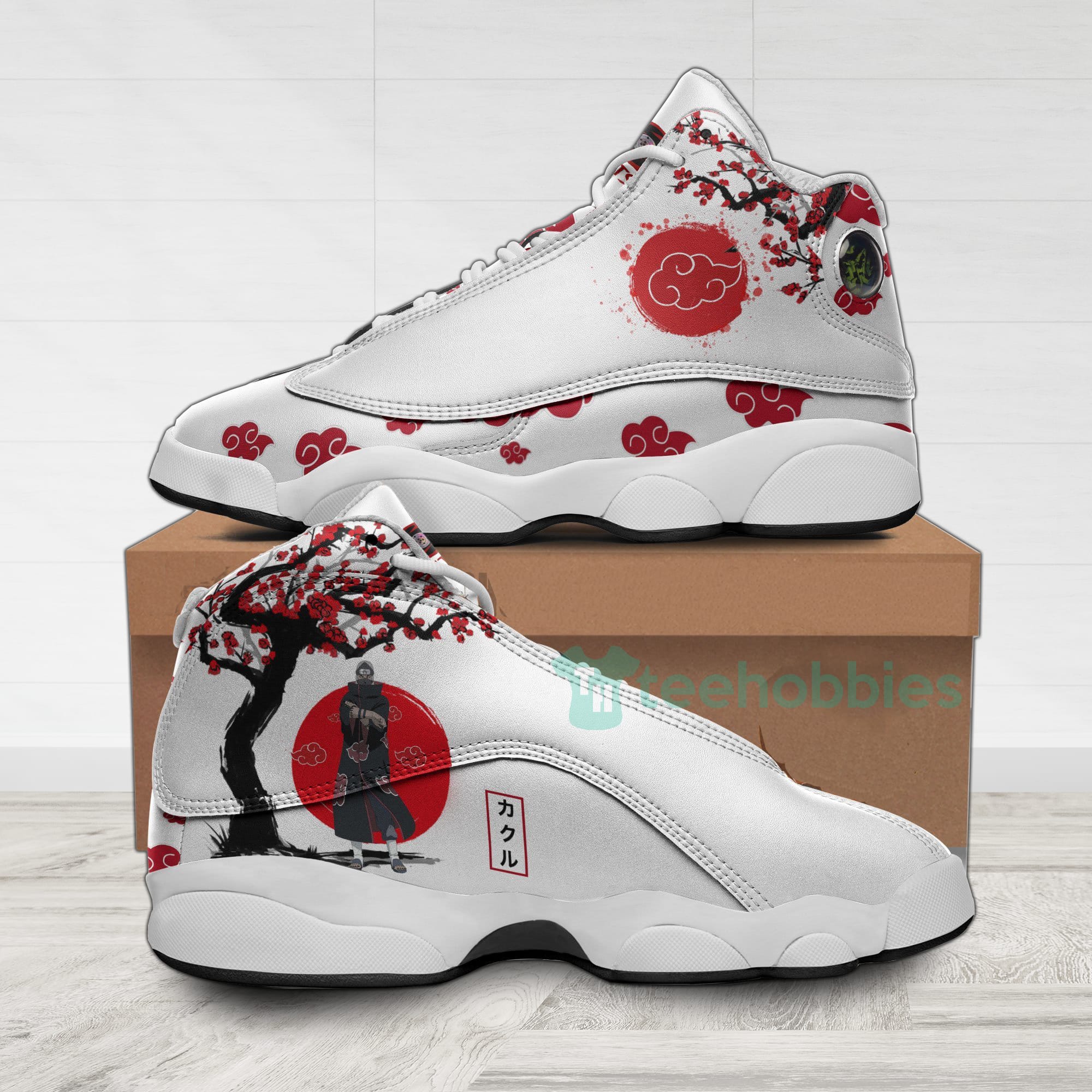 Kakuzu Akatsuki Custom Nrt Anime Air Jordan 13 Shoes Ninja Under The Sun