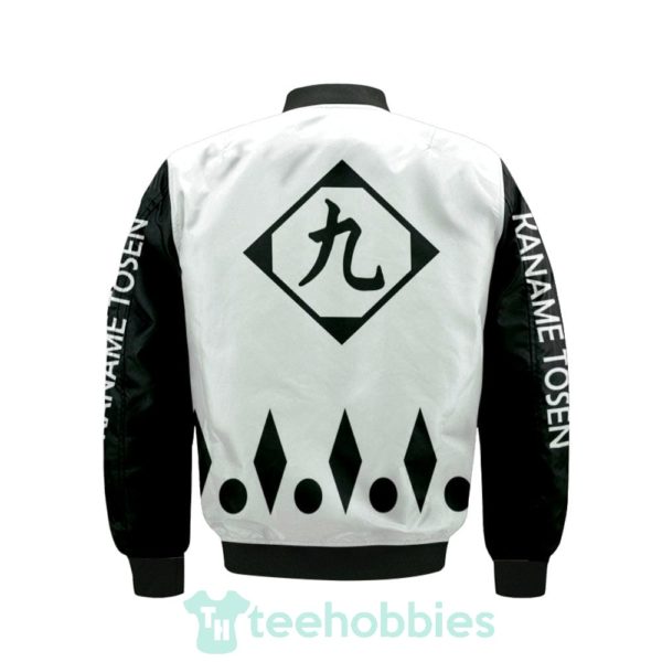 kaname tosen ninth division custom bleach cosplay bomber jacket 2 fspus 600x600px Kaname Tosen Ninth Division Custom Bleach Cosplay Bomber Jacket