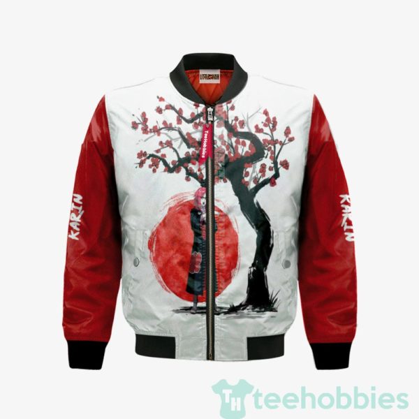 karin akatsuki custom naruto ninja under the sun cosplay bomber jacket 1 NdjIC 600x600px Karin Akatsuki Custom Naruto Ninja Under The Sun Cosplay Bomber Jacket