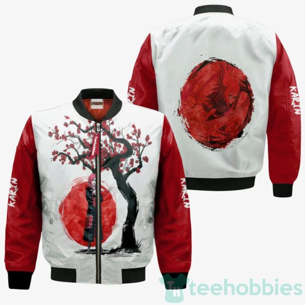 karin akatsuki custom naruto ninja under the sun cosplay bomber jacket 3 KLAuD 600x600px Karin Akatsuki Custom Naruto Ninja Under The Sun Cosplay Bomber Jacket