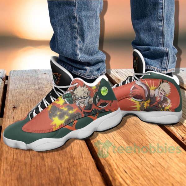 katsuki bakugou custom my hero academia anime air jordan 13 shoes 4 7xiFO 600x600px Katsuki Bakugou Custom My Hero Academia Anime Air Jordan 13 Shoes