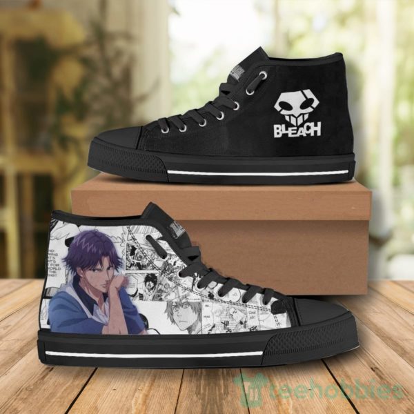 keigo asano high top canvas shoes custom bleach 2 iBzrK 600x600px Keigo Asano High Top Canvas Shoes Custom Bleach