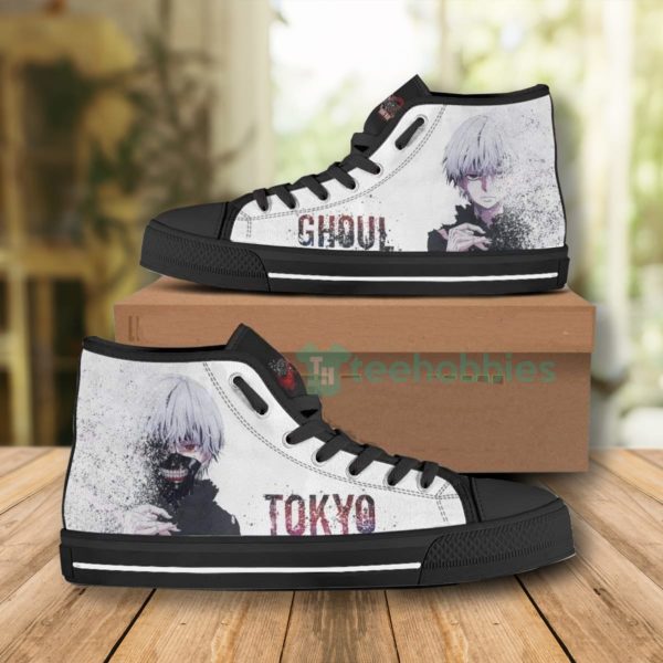 ken kaneki shoes tokyo ghoul sneakers custom anime high top shoes 2 glSgc 600x600px Ken Kaneki Shoes Tokyo Ghoul Sneakers Custom Anime High Top Shoes
