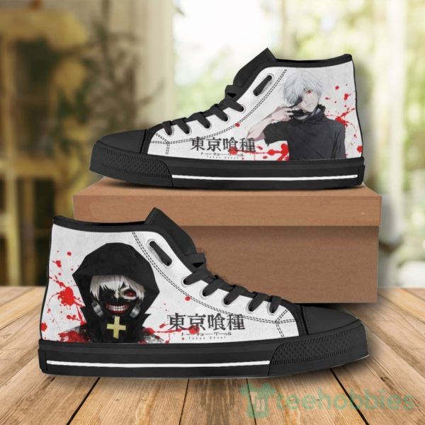 ken kaneki tokyo ghoul all star high top canvas shoes 2 diA39 600x600px Ken Kaneki Tokyo Ghoul All Star High Top Canvas Shoes