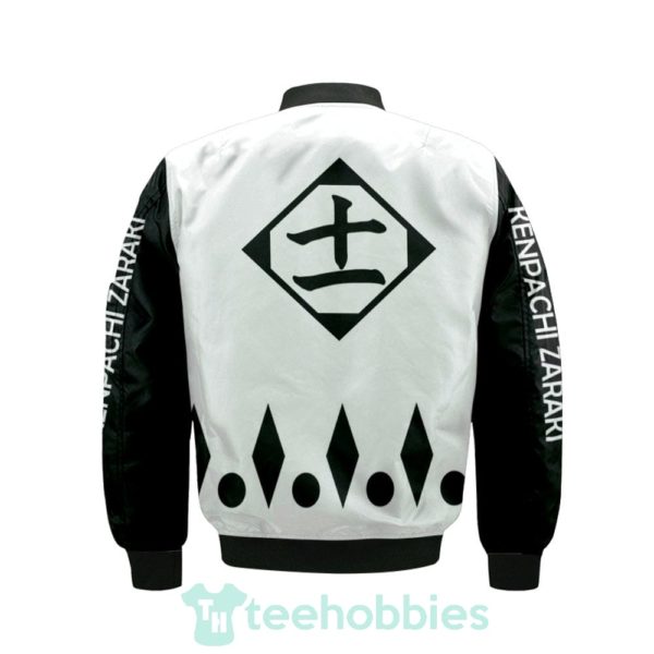 kenpachi zaraki eleventh division custom bleach cosplay bomber jacket 2 6ldIR 600x600px Kenpachi Zaraki Eleventh Division Custom Bleach Cosplay Bomber Jacket
