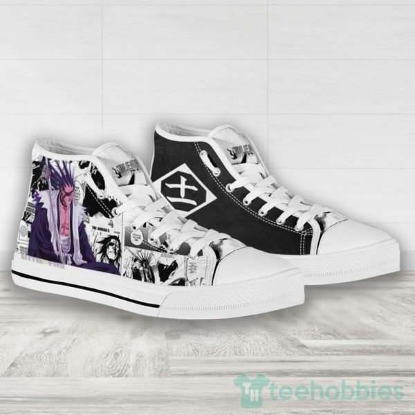 kenpachi zaraki high top canvas shoes custom bleach 4 myWzx 600x600px Kenpachi Zaraki High Top Canvas Shoes Custom Bleach