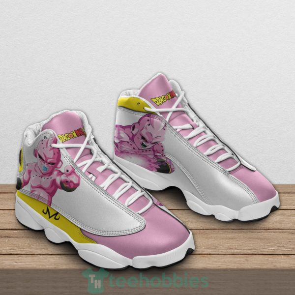 kid buu custom dragon ball anime air jordan 13 shoes 2 SObOE 600x600px Kid Buu Custom Dragon Ball Anime Air Jordan 13 Shoes