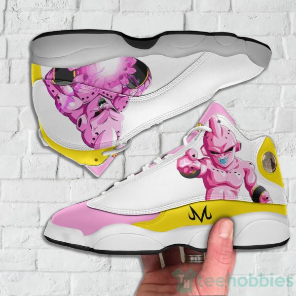 kid buu custom dragon ball anime air jordan 13 shoes 3 A1XkX 600x600px Kid Buu Custom Dragon Ball Anime Air Jordan 13 Shoes