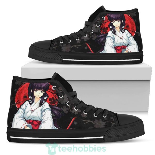 kikyo inuyasha anime high top shoes fan gift 1 8C5T7 600x600px Kikyo Inuyasha Anime High Top Shoes Fan Gift