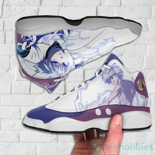 killua zoldyck custom hunter anime air jordan 13 shoes 3 yUUn4 600x600px Killua Zoldyck Custom Hunter Anime Air Jordan 13 Shoes