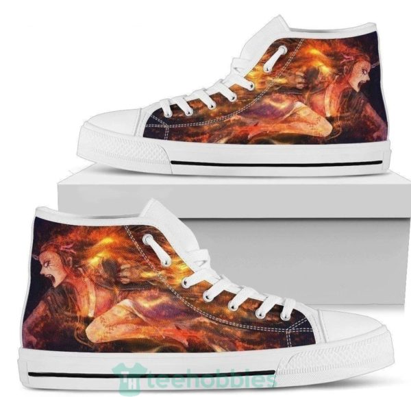 kimetsu no yaiba nezuko anime high top shoes 2 F2dwd 600x579px Kimetsu No Yaiba Nezuko Anime High Top Shoes