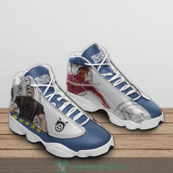 king bradley custom anime fullmetal alchemist air jordan 13 shoes 2 cNEgR 600x600px King Bradley Custom Anime Fullmetal Alchemist Air Jordan 13 Shoes