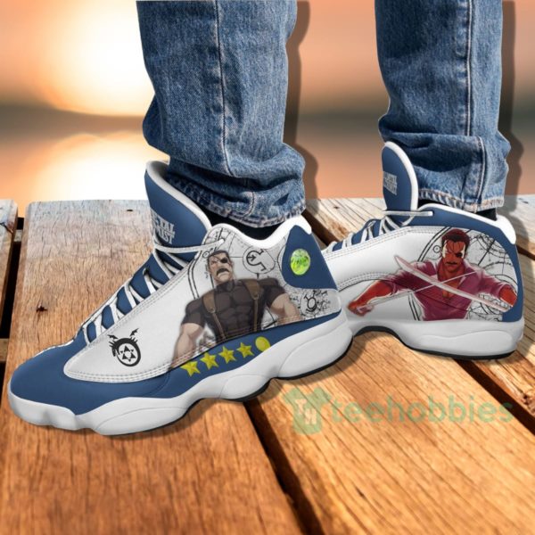 king bradley custom anime fullmetal alchemist air jordan 13 shoes 3 AwoVU 600x600px King Bradley Custom Anime Fullmetal Alchemist Air Jordan 13 Shoes