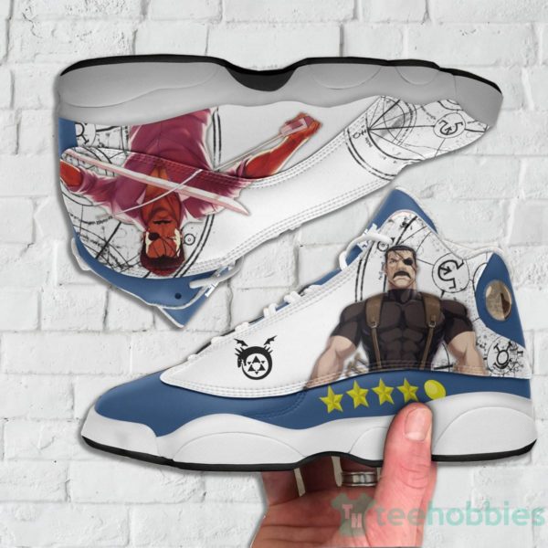 king bradley custom anime fullmetal alchemist air jordan 13 shoes 4 VMQ6t 600x600px King Bradley Custom Anime Fullmetal Alchemist Air Jordan 13 Shoes