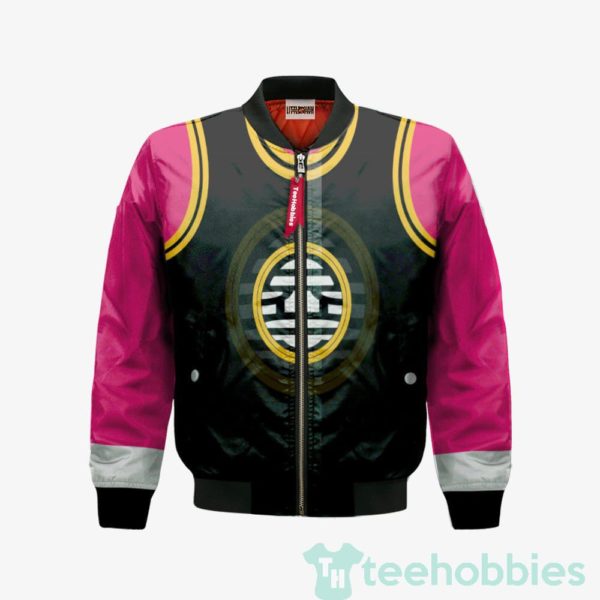king kai custom dragon ball cosplay bomber jacket 1 Dhial 600x600px King Kai Custom Dragon Ball Cosplay Bomber Jacket