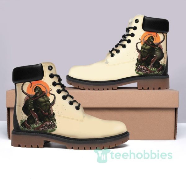king kong best movie character leather boots men women shoes 1 95eks 600x582px King Kong Best Movie Character Leather Boots Men Women Shoes