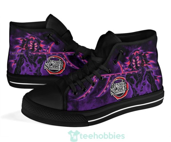 kokushibou kimetsu no yaiba high top shoes anime fan 1 NtTDk 600x500px Kokushibou Kimetsu No Yaiba High Top Shoes Anime Fan