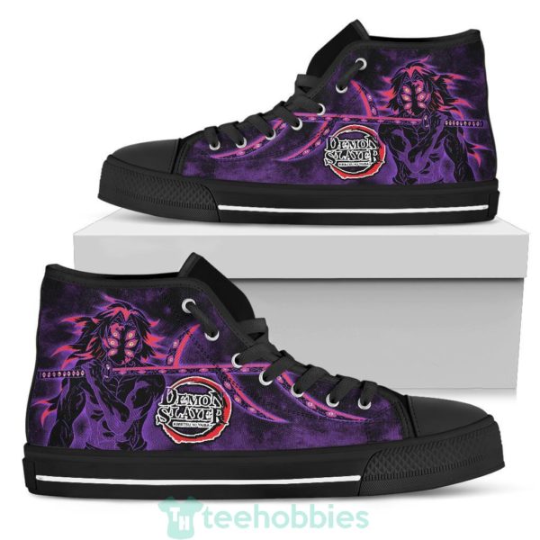 kokushibou kimetsu no yaiba high top shoes anime fan 3 6FMU9 600x600px Kokushibou Kimetsu No Yaiba High Top Shoes Anime Fan