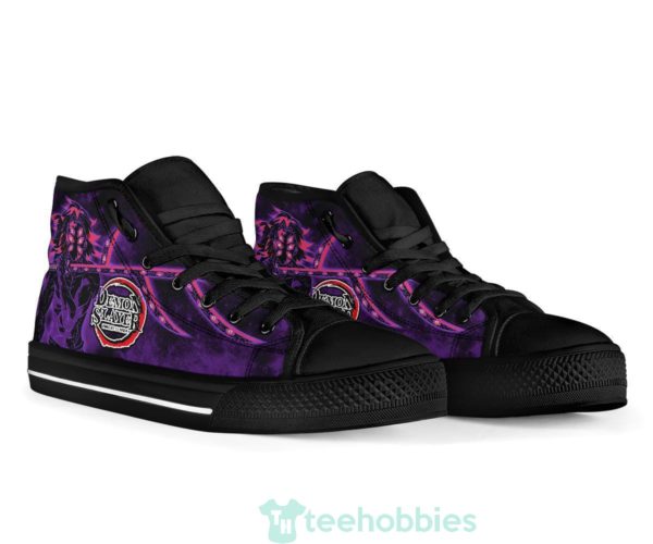 kokushibou kimetsu no yaiba high top shoes anime fan 4 AKHeP 600x500px Kokushibou Kimetsu No Yaiba High Top Shoes Anime Fan