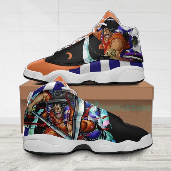 kozuki oden custom one piece anime air jordan 13 shoes 1 J4DuE 600x600px Kozuki Oden Custom One Piece Anime Air Jordan 13 Shoes