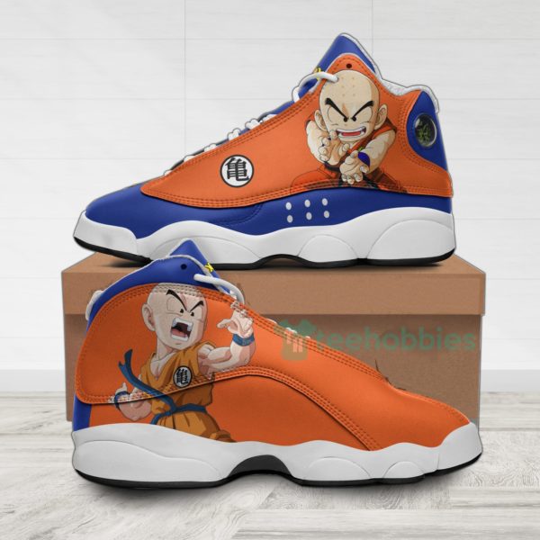 krillin custom dragon ball anime air jordan 13 shoes 1 l4GU6 600x600px Krillin Custom Dragon Ball Anime Air Jordan 13 Shoes