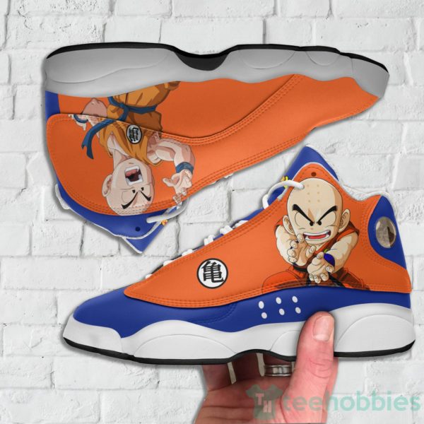 krillin custom dragon ball anime air jordan 13 shoes 3 BiuMn 600x600px Krillin Custom Dragon Ball Anime Air Jordan 13 Shoes