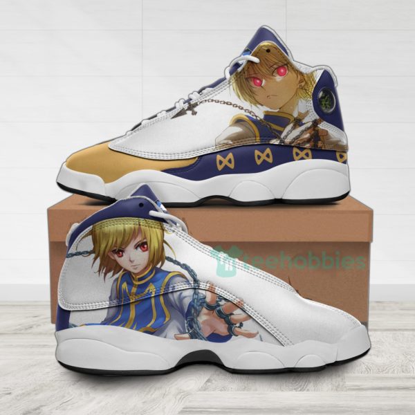 kurapika custom hunter anime air jordan 13 shoes 1 7agnv 600x600px Kurapika Custom Hunter Anime Air Jordan 13 Shoes