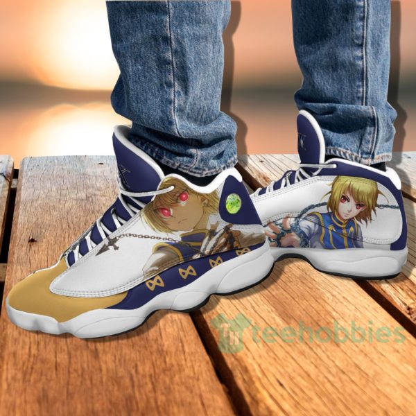 kurapika custom hunter anime air jordan 13 shoes 4 nSLgc 600x600px Kurapika Custom Hunter Anime Air Jordan 13 Shoes