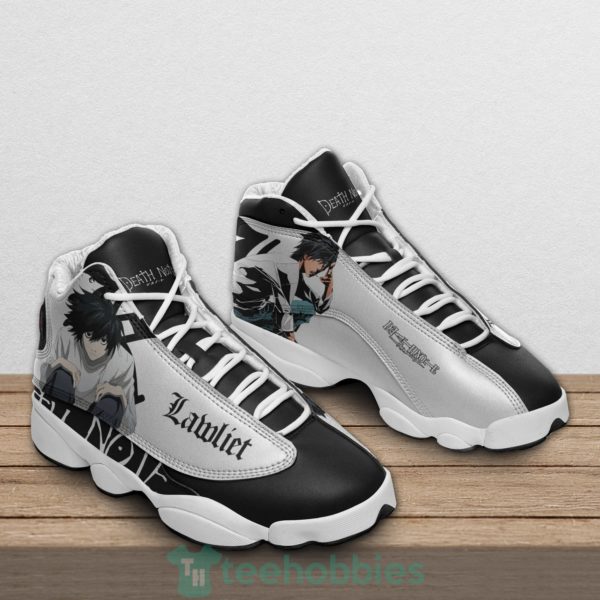 l lawliet custom death note anime air jordan 13 shoes 2 8xyEN 600x600px L Lawliet Custom Death Note Anime Air Jordan 13 Shoes
