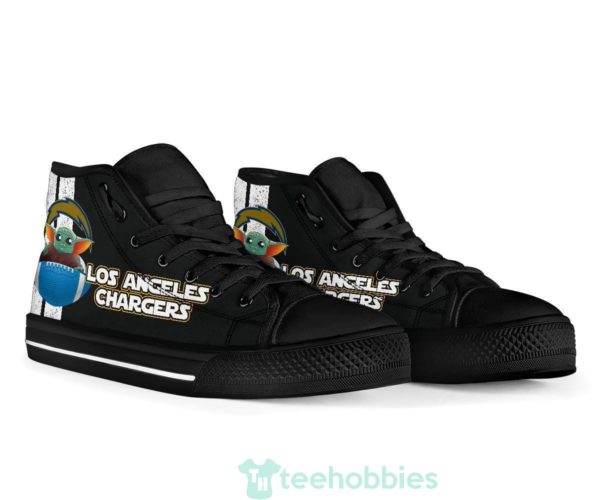 la chargers baby yoda high top shoes 3 cLYcX 600x500px LA Chargers Baby Yoda High Top Shoes