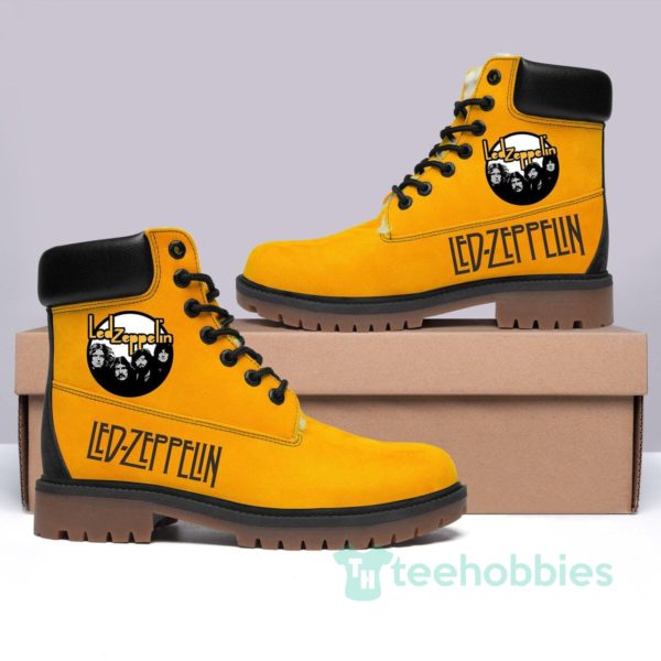 led zeppelin rock band leather boots men women shoes 1 wWgia 600x600px Led Zeppelin Rock Band Leather Boots Men Women Shoes