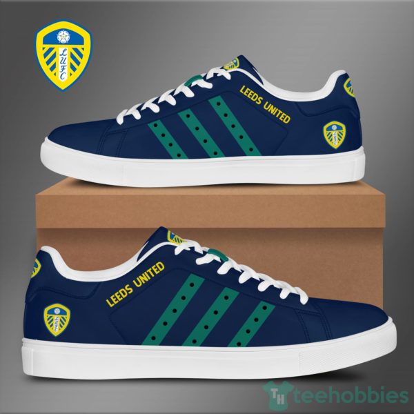 leeds united navy low top skate shoes 1 OBPoP 600x600px Leeds United Navy Low Top Skate Shoes