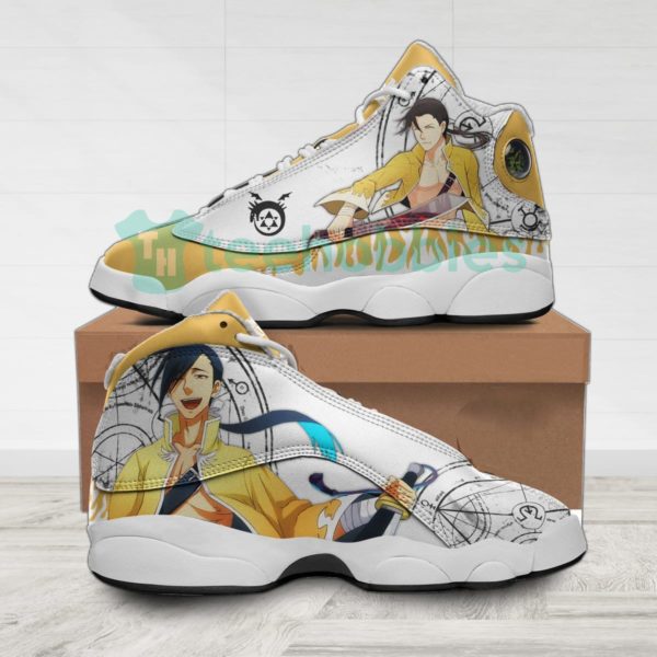 ling yao custom anime fullmetal alchemist air jordan 13 shoes 1 ucz1F 600x600px Ling Yao Custom Anime Fullmetal Alchemist Air Jordan 13 Shoes