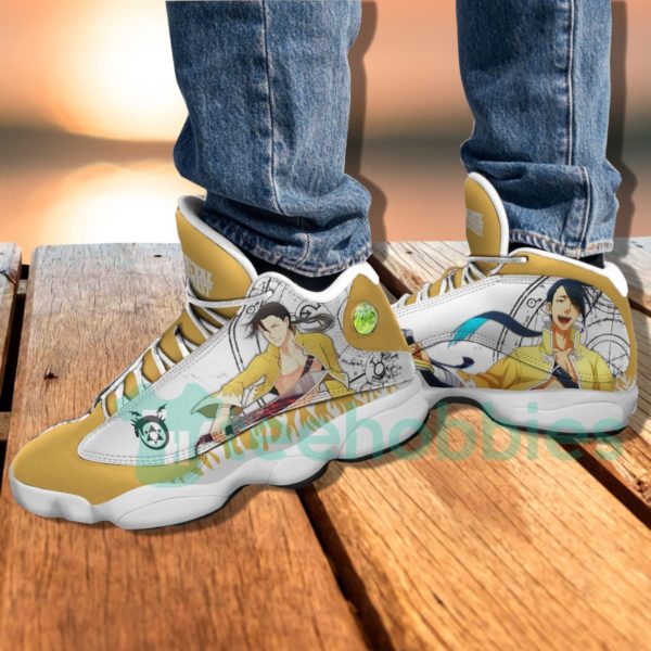 ling yao custom anime fullmetal alchemist air jordan 13 shoes 3 cw6wd 600x600px Ling Yao Custom Anime Fullmetal Alchemist Air Jordan 13 Shoes