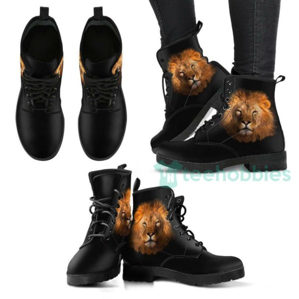 lion vegan leather boots shoes 1 DG4GL 600x600px Lion Vegan Leather Boots Shoes