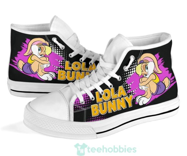 lola bunny high top custom looney tunes shoes 3 vsVwO 600x500px Lola Bunny High Top Custom Looney Tunes Shoes